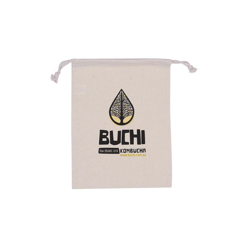 Calico Drawstring Medium Pouch