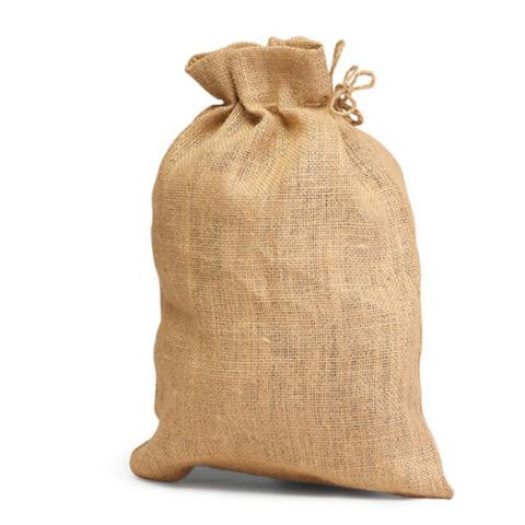 Promotional Plain Jute Medium Pouch Toggle