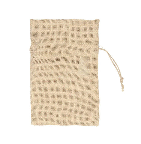 Jute Small Pouch Toggle  Plain