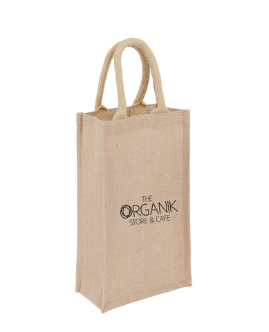 Jute Wine Bag - 2 Bottle -