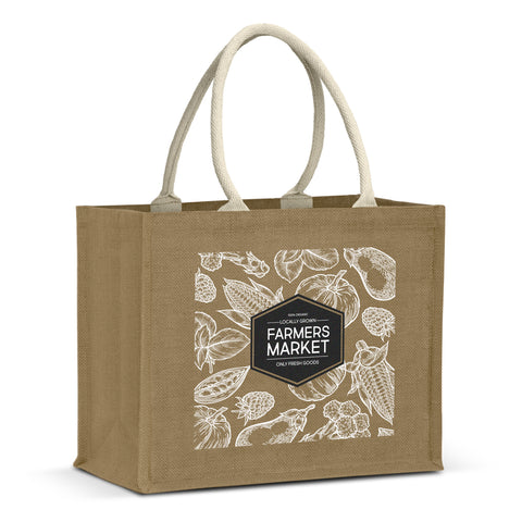 Torino Starch Jute Tote Bag 