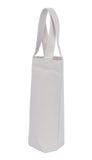 Canvas Wine Bag - 1 Bottle - CAN-WINE-1