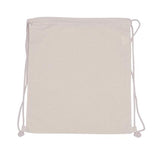 Promotional Plain Cotton Bag -  Backpack (Drawstring)