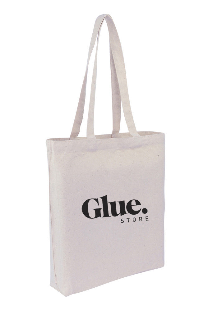 Calico Tote bag with Base gusset