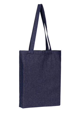 Denim Bag Tote With Bottom Only  Plain