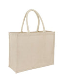 Bulk Plain Premium Jute + Cotton Landscape Bag