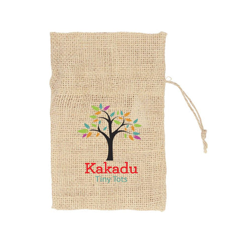 Jute Hessian Custom Pouch Small
